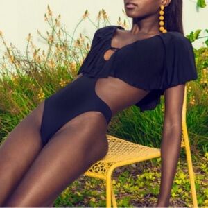 NWT Sauipe Thais Red One Piece Swimsuit